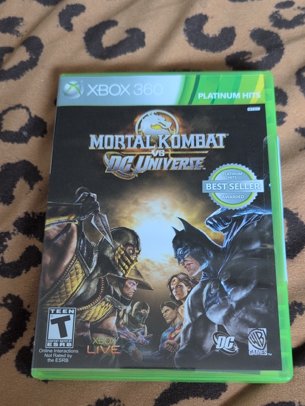 Mortal Kombat vs. DC Universe Game - Green Case